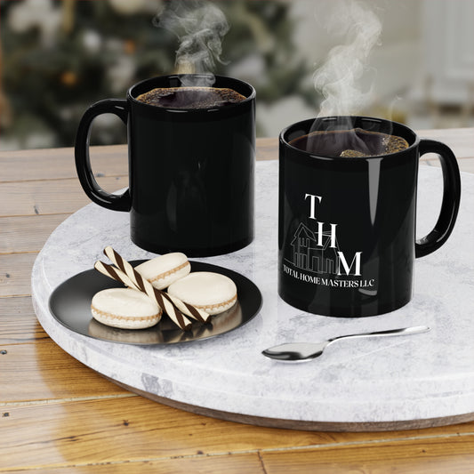 THM Black Coffee Mug, 11oz