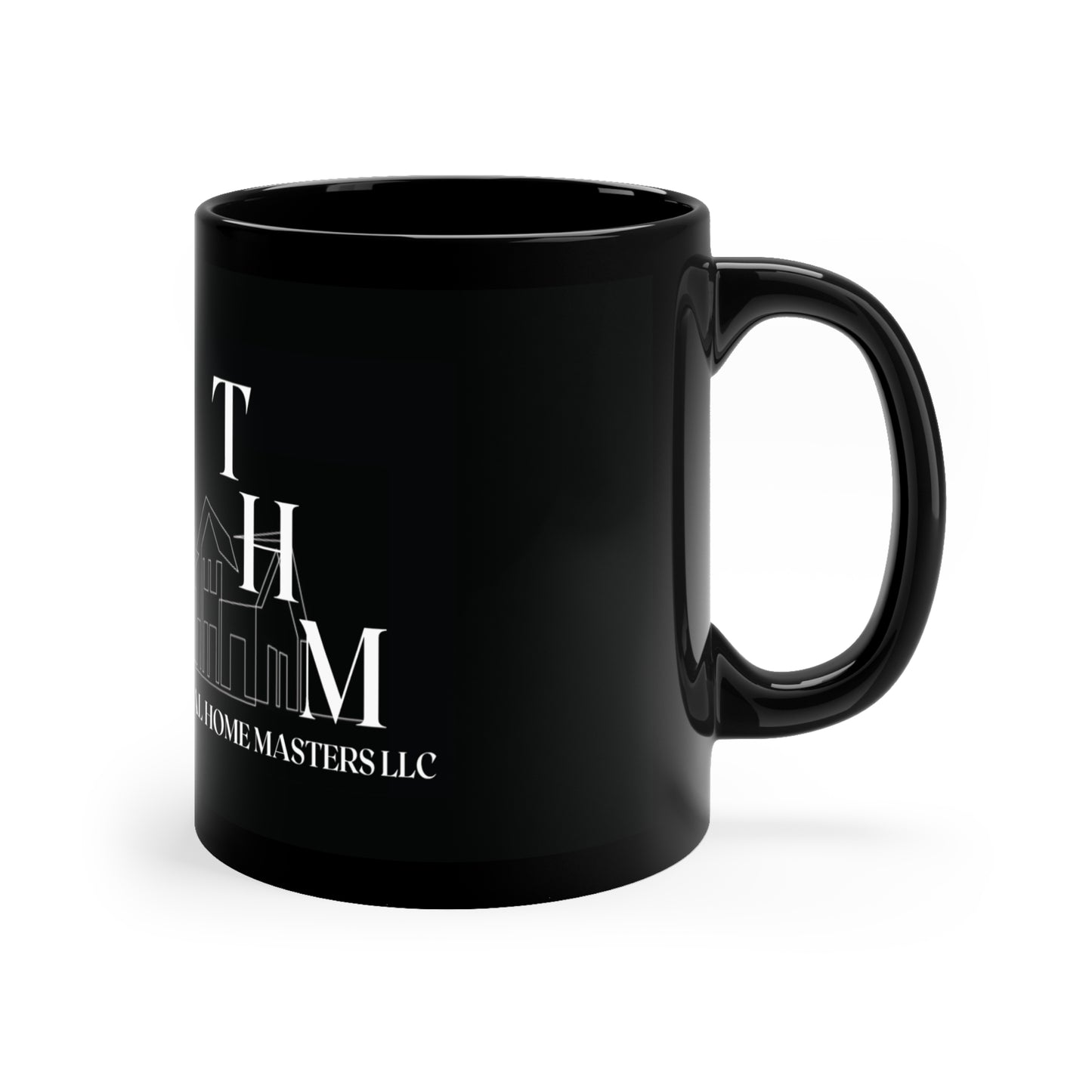 Black Coffee Mug, 11oz